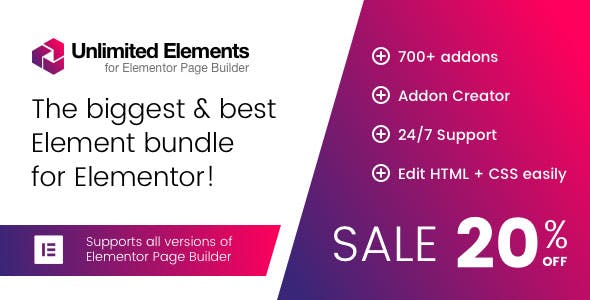 Limitless Parts for Elementor Web page Builder