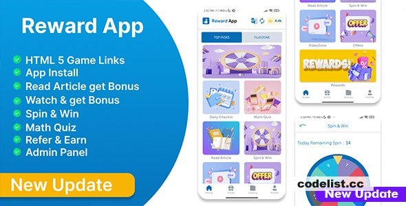 Reward App Lucky Spin + Start App ads + Adcolony