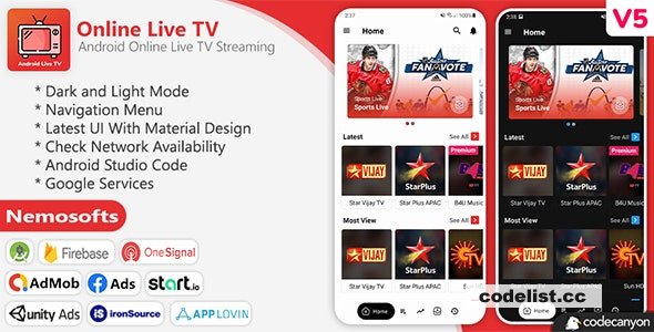 Android Online Live TV Streaming