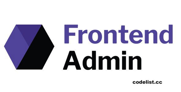 Frontend Admin Pro