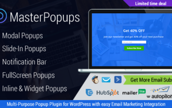 Master Popups v3.9.0 - Popup Plugin for Lead Generation