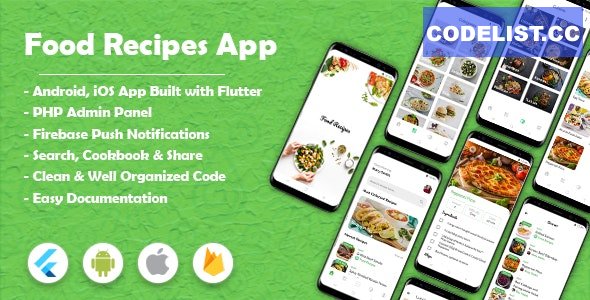 Food Recipes Flutter App