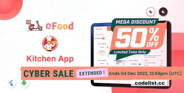 eFood - Kitchen/Chef App