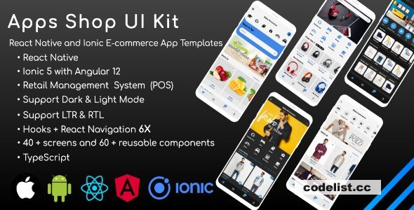 Apps Shop UI kit