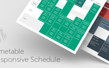 Timetable Responsive Schedule v5.5