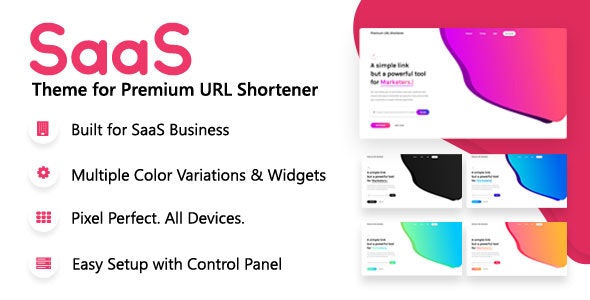 SaaS Theme for Premium URL Shortener v5.5