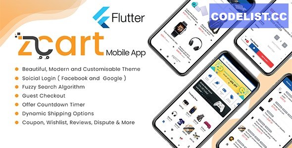 Customer App for zCart Multi-vendor Marketplace