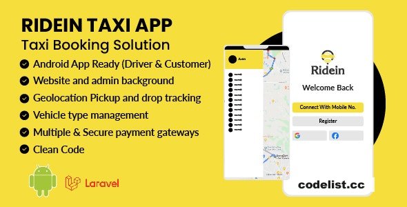 RideIn Taxi App