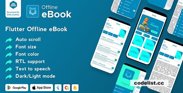 Flutter Offline eBook App