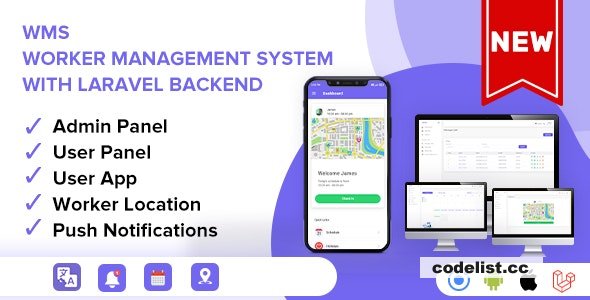 WMS - Worker Management System With Laravel & ionic