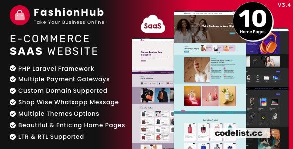 FashionHub SaaS