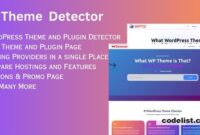WordPress Theme Detector and Web Hosting Comparison React NextJS script 